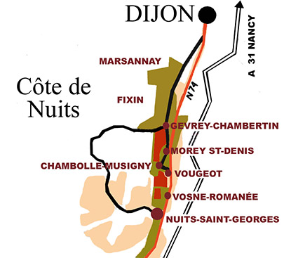 appellations van de cote de nuits