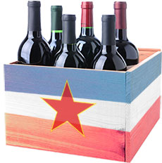 Doosje Rode Balkan Wijnen