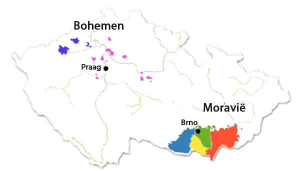 Tsjechische wijngebieden