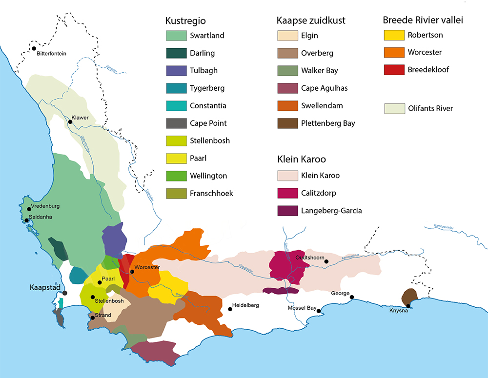 Zuid-Afrikaanse wijn uit Constantia kopen